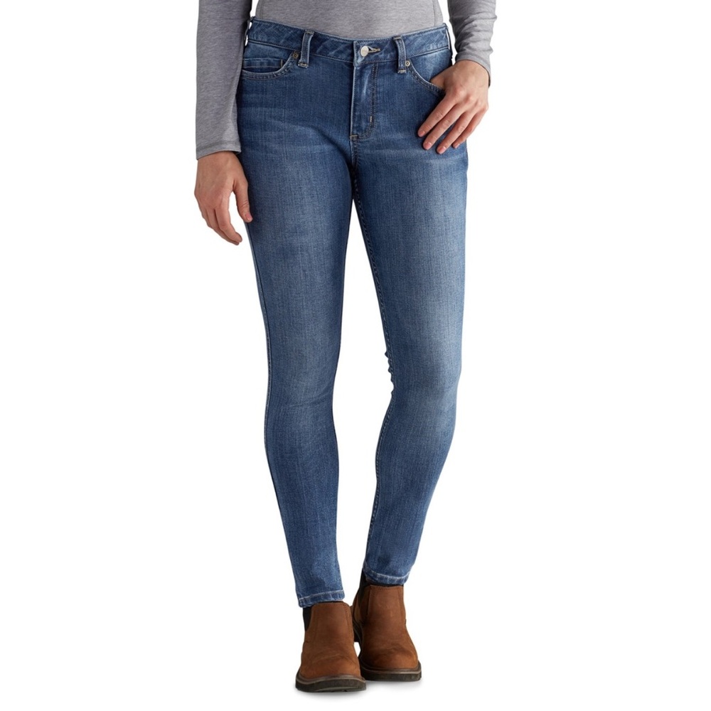 Carhartt 102734 Layton Rugged Flex Skinny Jeans Denim Slim Fit Womens Size 8 NEW
